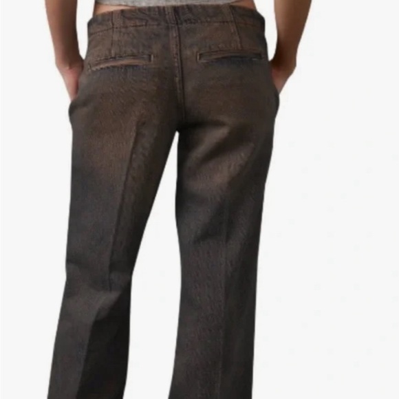 Free People Castella Low Rise Boot Cut Size 25 Jeans - Picture 3 of 4